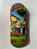King of the Hill - 34mm - embossed