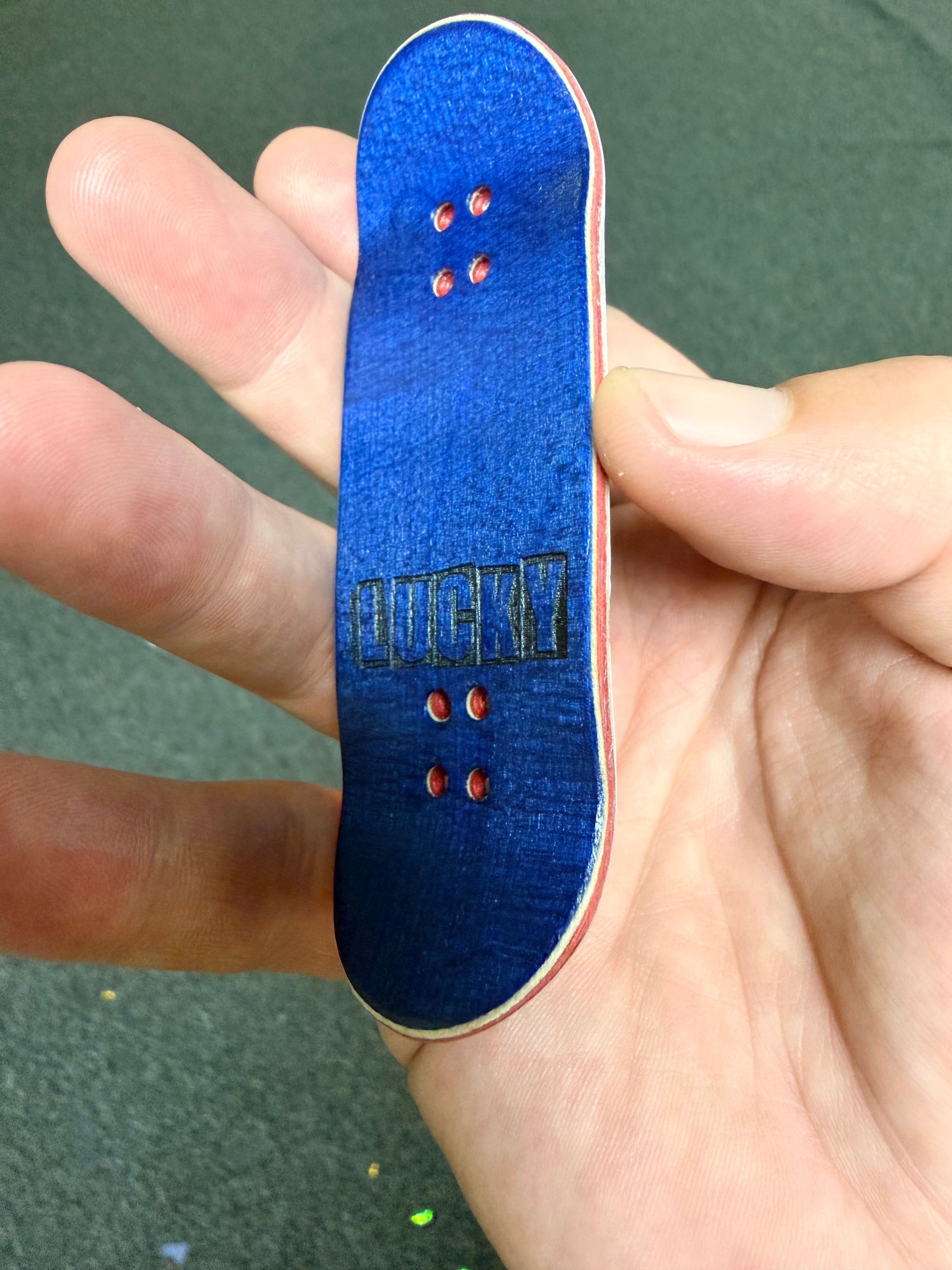 Lucky Fingerboards Deck - Marlboro Ferrari  - 34mm (7ply)