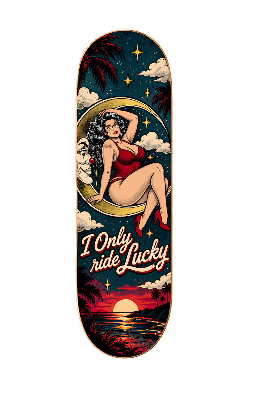 "I Only Ride Lucky" - Lucky Artist Collection